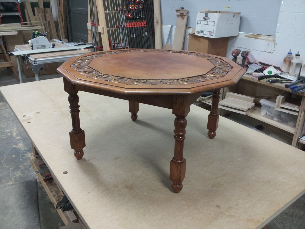Antique table which needed a new set of legs.